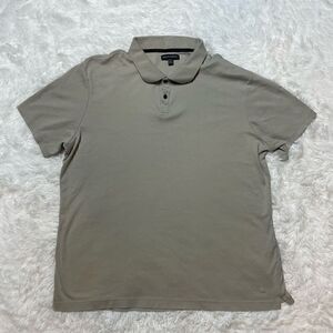 BANANA REPUBLIC Tan Polo Shirt Mens Size XXL Short Sleeve 100% Cotton